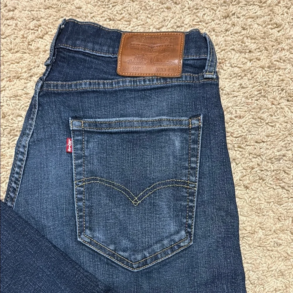 Men’s Premium Levi’s 512 Slim Taper Fit Denim - W33 L32 - Picture 2 of 7